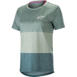 Alpinestars Stella Alps 8.0 Maillot de vélo SS Ladies, turquoise, taille M pour Femmes