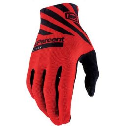 100% Celium Gants de vélo, noir-rouge, taille M