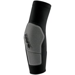 100% Ridecamp Protecteurs de coude de vélo, noir-gris, taille M