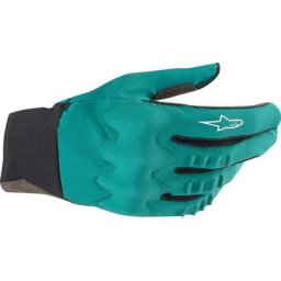 Alpinestars Techstar Gants de vélo, vert-bleu, taille M
