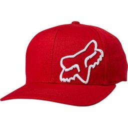 FOX Flex 45 FF Cap, blanc-rouge, taille S M