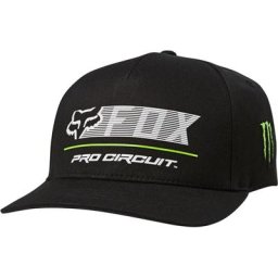 FOX Pro Circuit Flexfit Cap, noir, taille S M