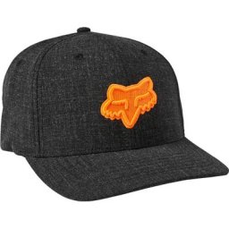 FOX Transposition Flexfit Casquette, noir-orange, taille L XL