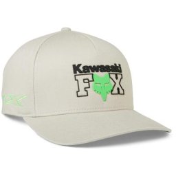 Fox X Kawi Flexfit Casquette, gris, taille L XL