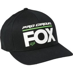 FOX Pro Circuit Flexfit Casquette, noir, taille L XL