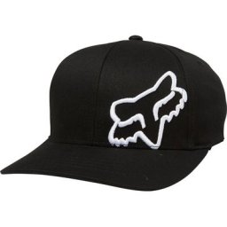 FOX Flex 45 Flexfit Cap jeunesse, noir-blanc