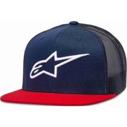 Alpinestars Corp Trucker Cap, rouge-bleu