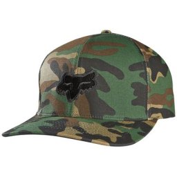 FOX Legacy Flexfit Cap, vert-brun, taille S M