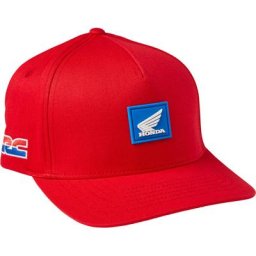 FOX Honda Wing Flexfit Casquette, rouge, taille L XL
