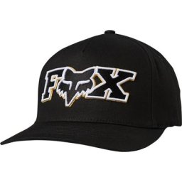 FOX Ellipsoid Flexfit Cap, noir-blanc, taille S M