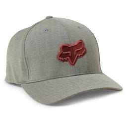 FOX Transposition Flexfit Casquette, gris-rouge, taille S M