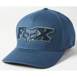 FOX Ellipsoid Flexfit Cap, bleu, taille S M