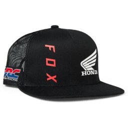 FOX X Honda Snapback Casquette, noir