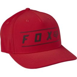 FOX Pinnacle Tech Flexfit Casquette, rouge, taille L XL