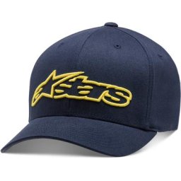 Alpinestars Blaze Flexfit Cap, bleu-jaune, taille S M