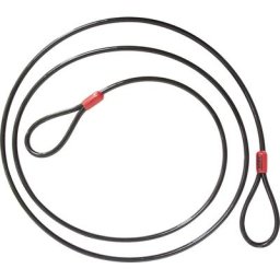 ABUS Cobra Câble en acier, noir, taille 180 cm