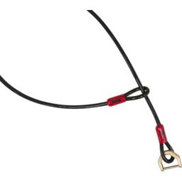 ABUS Cobra Câble en acier, noir, taille 140 cm
