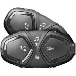 Interphone Active Bluetooth Système de communication Double Pack, noir