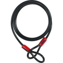 ABUS Cobra Câble en acier, noir, taille 140 cm