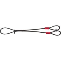 ABUS Cobra Câble en acier, noir, taille 75 cm