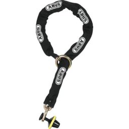 ABUS Granit 68 Victory 12KS Black Loop Serrure de chaîne, noir, taille 120 cm