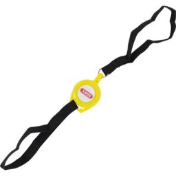 ABUS Memo Roll Up Cable Câble de rappel, noir-jaune