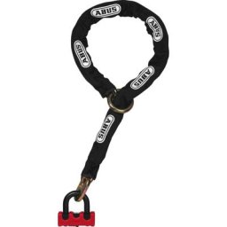ABUS Granit Power XS 67 10KS Black Loop Serrure de chaîne, noir, taille 120 cm