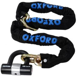 Oxford HD Loop Verrouillage de chaîne, noir, taille 120 cm