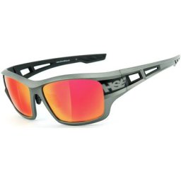 HSE SportEyes 2095 Lunettes de soleil, gris-rouge