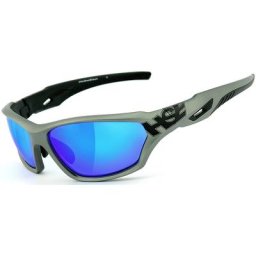 HSE SportEyes 2093 Lunettes de soleil, gris-turquoise
