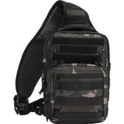 Brandit US Cooper Sling Sac à dos, noir-gris