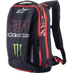 Alpinestars FQ20 City Hunter Monster Sac à dos, noir-rouge, taille M 11-20l 21-30l