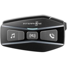 Interphone U-com 16 Système de communication Bluetooth Pack unique, noir