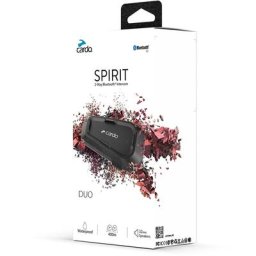 Cardo Spirit Duo Système de communication Double Pack, noir