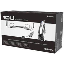 Sena 10U - Arai Pack unique de la Communication de système Bluetooth, noir