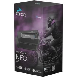 Cardo Packtalk Neo Double Pack du système de communication, noir
