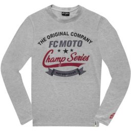 FC-Moto Champ Series Chemise Longsleeve, gris, taille S