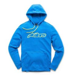 Alpinestars Blaze Kids Hoodie, noir-blanc, taille XS pour Des gamins