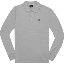 FC-Moto Long Run Polo Chemise Longsleeve, gris, taille S