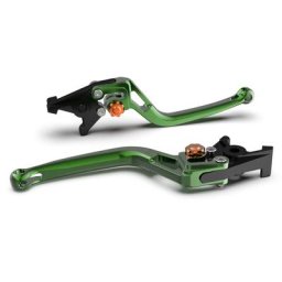 LSL Levier de frein BOW pour Brembo 15/17/19 RCS, R37R, vert/orange