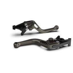 LSL Frein levier BOW pour Brembo 15/17/19 RCS, R37R, court, anthracite/anthracite, gris-noir