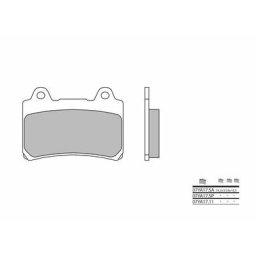 Brembo S.p.A. Plaquettes de frein route métal fritté - 07YA17SA