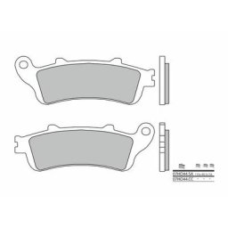 Brembo S.p.A. Plaquettes de frein route métal fritté - 07HO44SA