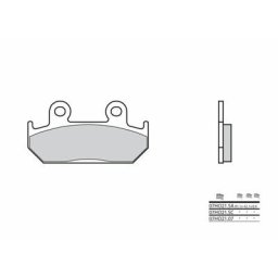 Brembo S.p.A. Plaquettes de frein route carbone céramique - 07HO2107