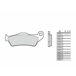 Brembo S.p.A. Plaquettes de frein Off-Road métal fritté - 07BB04SX