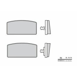 Brembo S.p.A. Plaquettes de frein route carbone céramique - 07GR5915