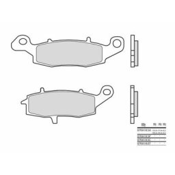 Brembo S.p.A. Plaquettes de frein route carbone céramique - 07KA1807