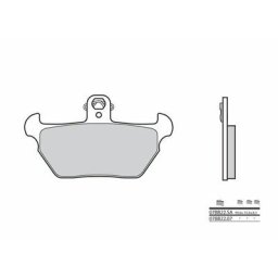 Brembo S.p.A. Plaquettes de frein route métal fritté - 07BB22SA