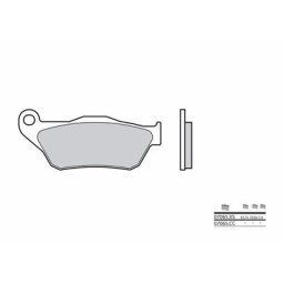 Brembo S.p.A. Plaquettes de frein Scooter métal fritté - 07065XS