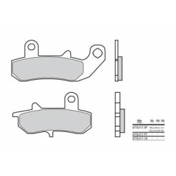 Brembo S.p.A. Plaquettes de frein route métal fritté - 07SU17SP